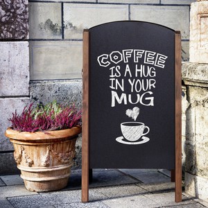 31 5 Wood A Frame Sidewalk Signage Chalkboard 744110916935 Ebay
