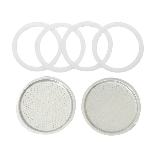 Universal 4Pcs Silicone Gasket Seals Non-toxic 2 Pcs Filter Home Elastic New - Picture 44 of 66