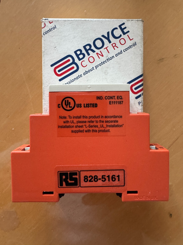 BROYCE CONTROL : LESW 12-230AC/DC : RELAIS D'ARRÊT RAIL DIN 0,1s-100h