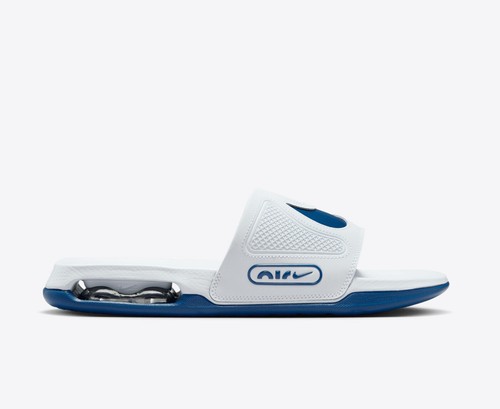 Nike Air Max Cirro Slide Pure Mens Size 8 Platinum Court Blue DC1460 012 NEW - Picture 2 of 7