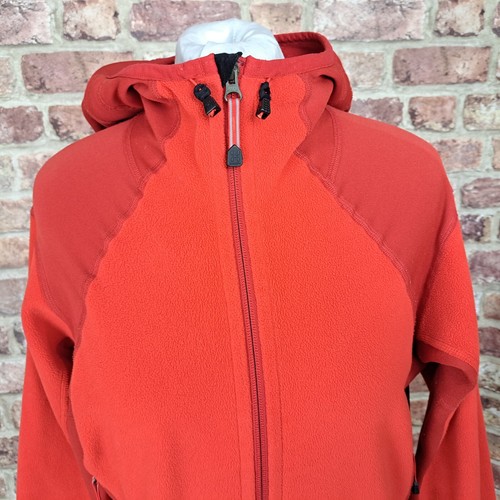 Haglöfs roter Fleece Hoodie Softshell Damen 42 UK 14 durchgehender Reißverschluss - Bild 2 von 15