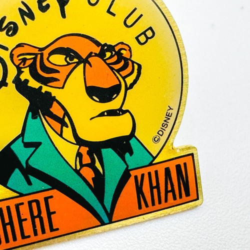 Vintage Disney Club Shere Khan Enamel Pin Badge Lapel Button Jungle Book Tiger - 第 4/7 張圖片