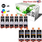 10 multi Pack Pgi35 Cli36 Ink Cartridge for Canon Pixma Tr150 Printer