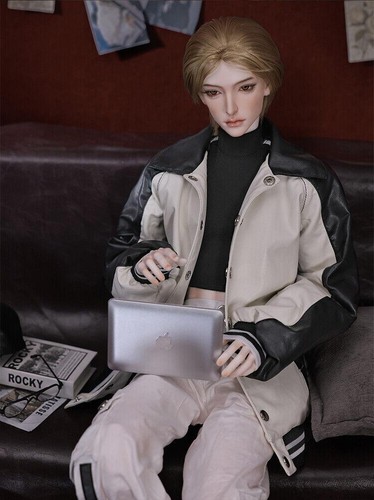 1/3 Full Set BJD Doll Crow Handsome Boy Male BD Doll Outfits Face Makeup Wig Toy - Picture 16 of 22