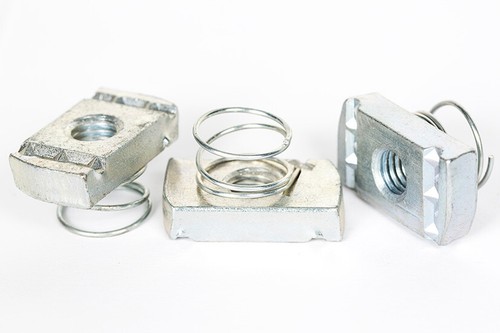 Spring Nuts M6 M8 M10 M12 Zebedee Nuts Channel Nuts (BZP) / Stainless Steel - Picture 2 of 6