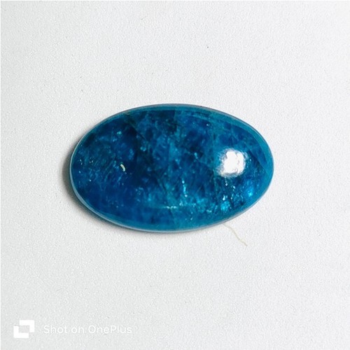 Apatite Natural Neon Blue Apatite Cabochon Loose Gemstone 35 Cts ME-10044 - Foto 1 di 4