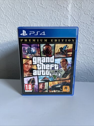 Grand Theft Auto V - Premium Edition (PlayStation 4, 2019) *No Map Or Manual*