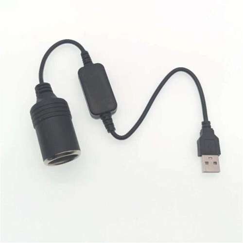 USB Stecker auf 12V Auto Zigarettenanzünder Buchse Konverter Adapterkabel DE - 第 11/14 張圖片