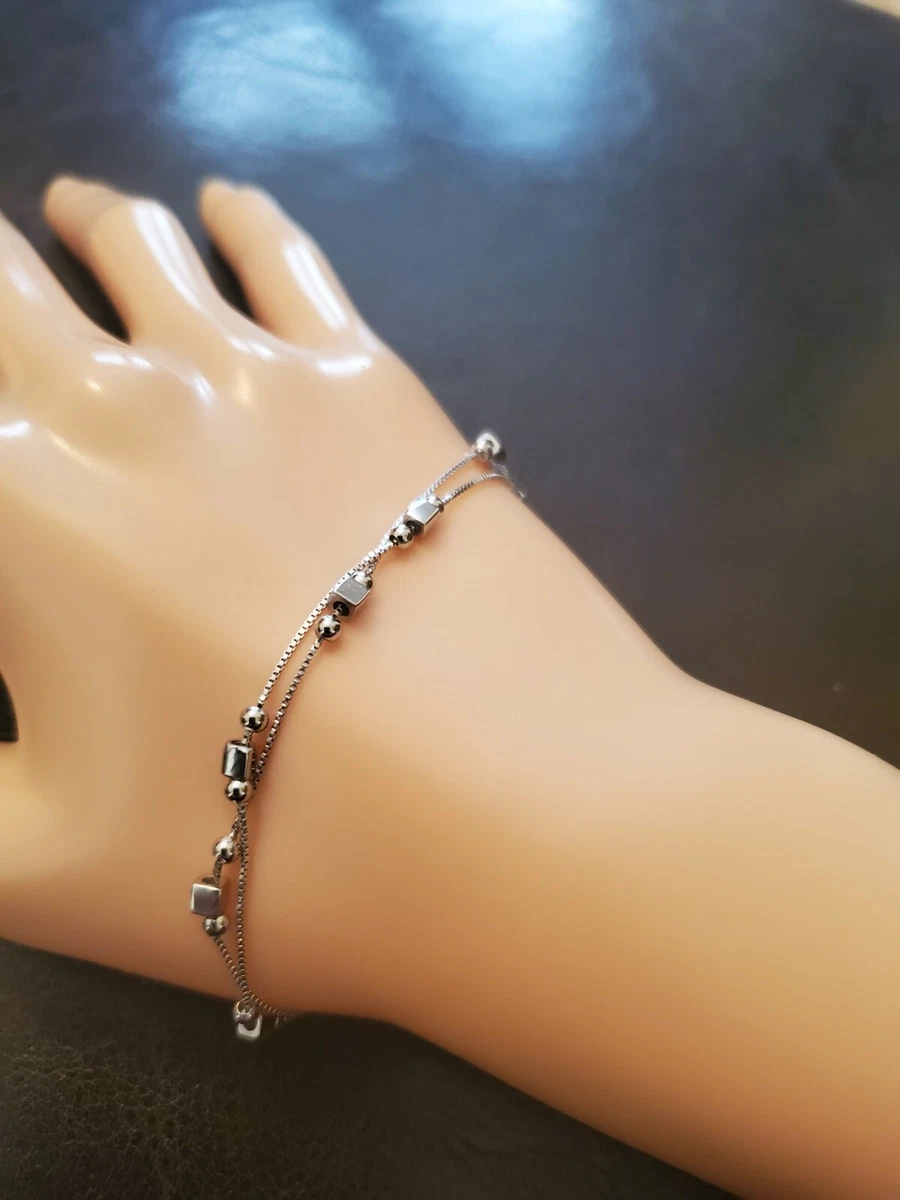 Petite silver bracelets discount