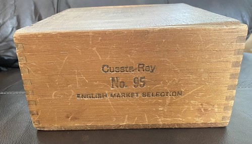 Cuesta Rey No 95 English Market Selection Wood Cigar Box Brass Latch Locks 9x7x4 - Picture 7 of 12