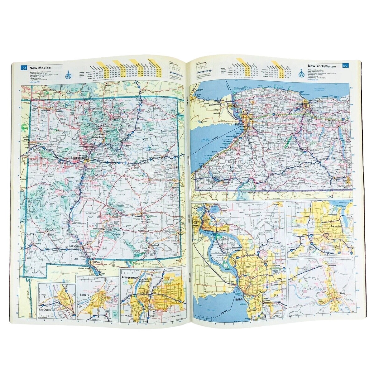 Rand McNally Road Atlas Deluxe Edition - 1993 United States