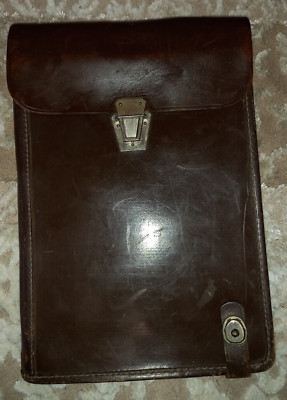 Officer Field Map Case Leather Military Bag Army Planchette ex-USSR ...