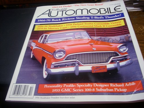 Collectible Automobile Magazine October 1992 1966 -70 Buick Riviera & More