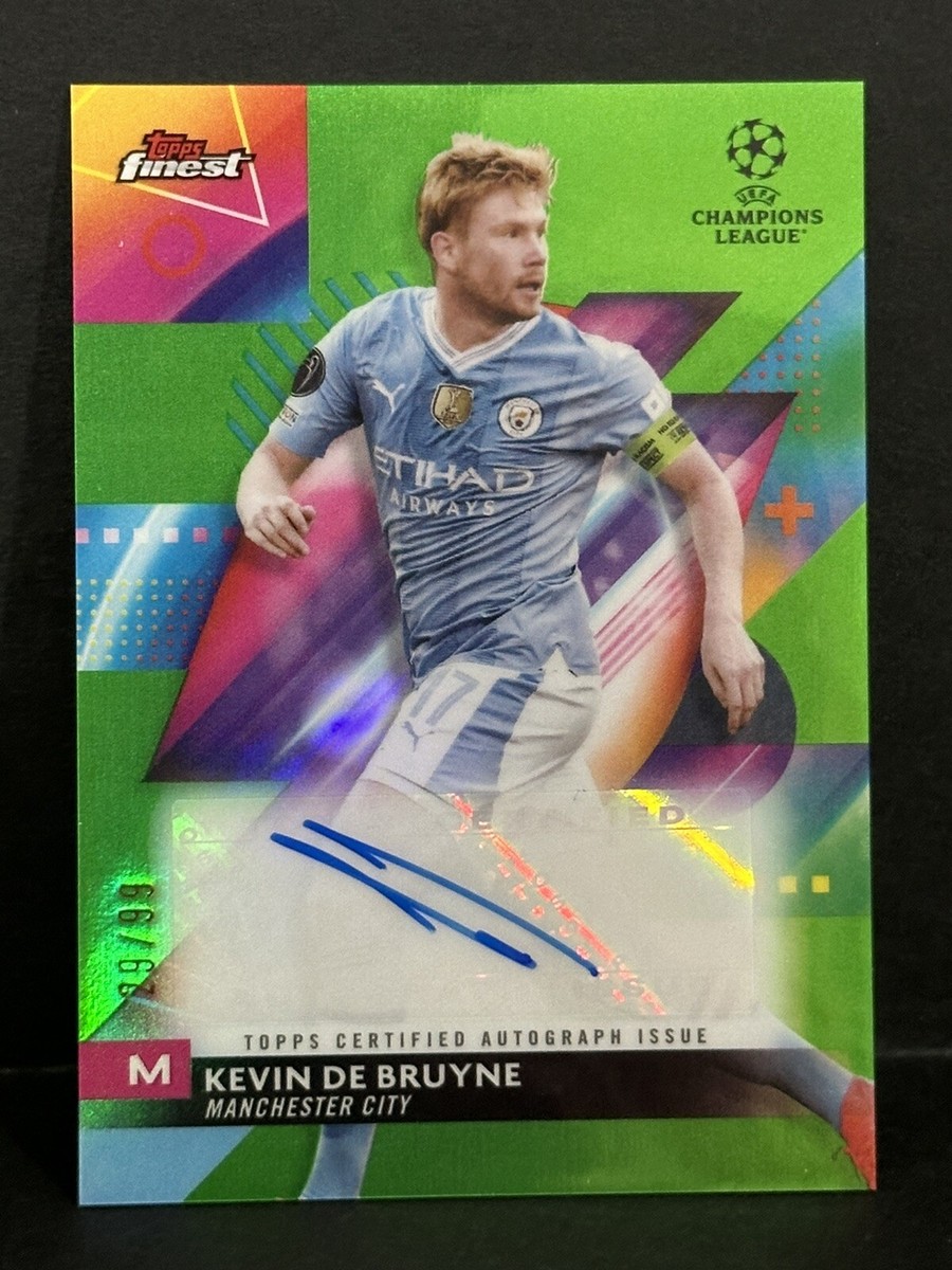 2023-24 Topps Finest UCC Manchester City Kevin De Bruyne