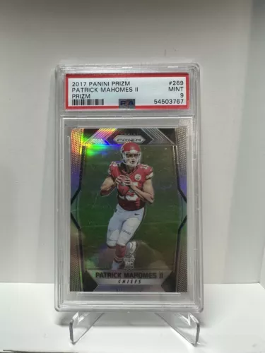 2017 Panini Prizm - Rookies #269 Patrick Mahomes II (RC) PSA 9