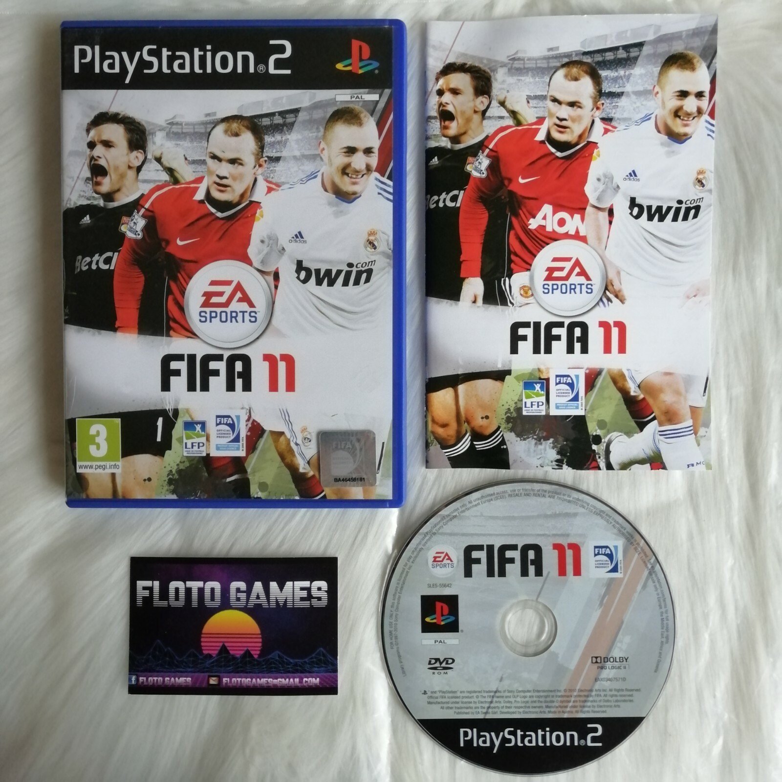 Jeu Fifa 11 pour Playstation 2 PS2 Complet CIB PAL - Floto Games