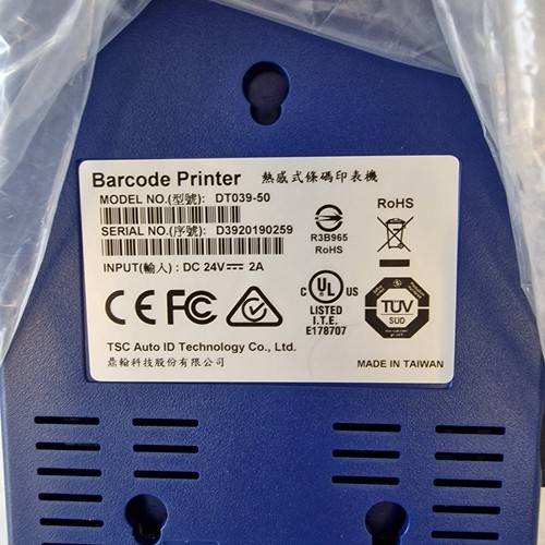 PDC DT039-50 Direct Thermal Wristband Barcode Printer LAN & USB - New Open Box - Photo 6/7