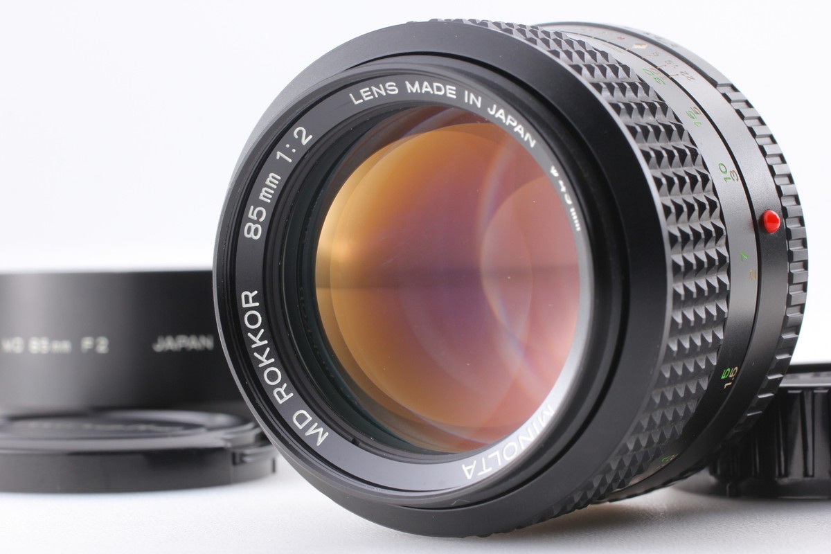 希少・極美品】動作◎ ミノルタ MD ROKKOR 85mm F2 251 2025年