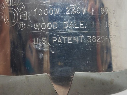 Tempco Band Heater 1000W 230V 3" Tall x 3-1/2" Inside Dia - Picture 4 of 4