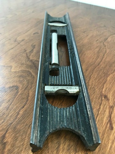 Vintage Antique No.36 Stanley 12 Inch Cast Iron Level Tool USA - Picture 10 of 12