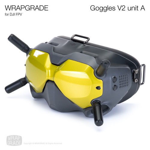 WRAPGRADE Skin Wrap for DJI FPV Goggles V2 Decal Drone Accessory - Picture 7 of 77