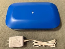 PhoneSoap Pro Fast (5 min) UV Phone Sanitizer and Universal Charger (Blue) N-OOB