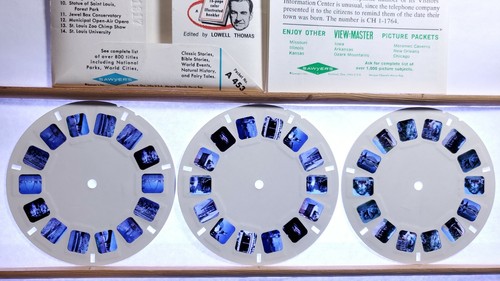 St. Louis, Missouri 3-reel Set A453 - Sawyers S6b ed. A View-Master Packet - Picture 5 of 5