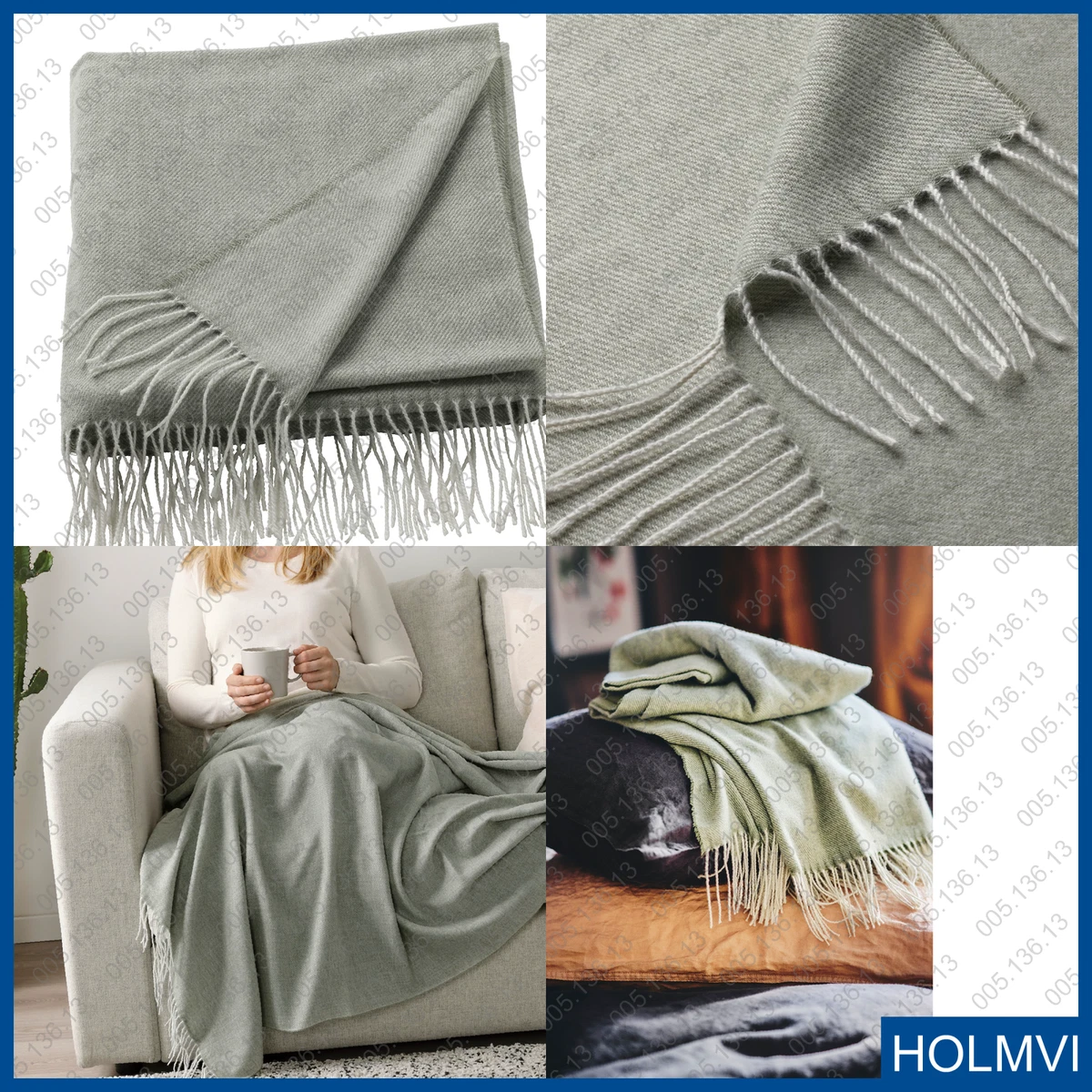 Ikea linen throw sale