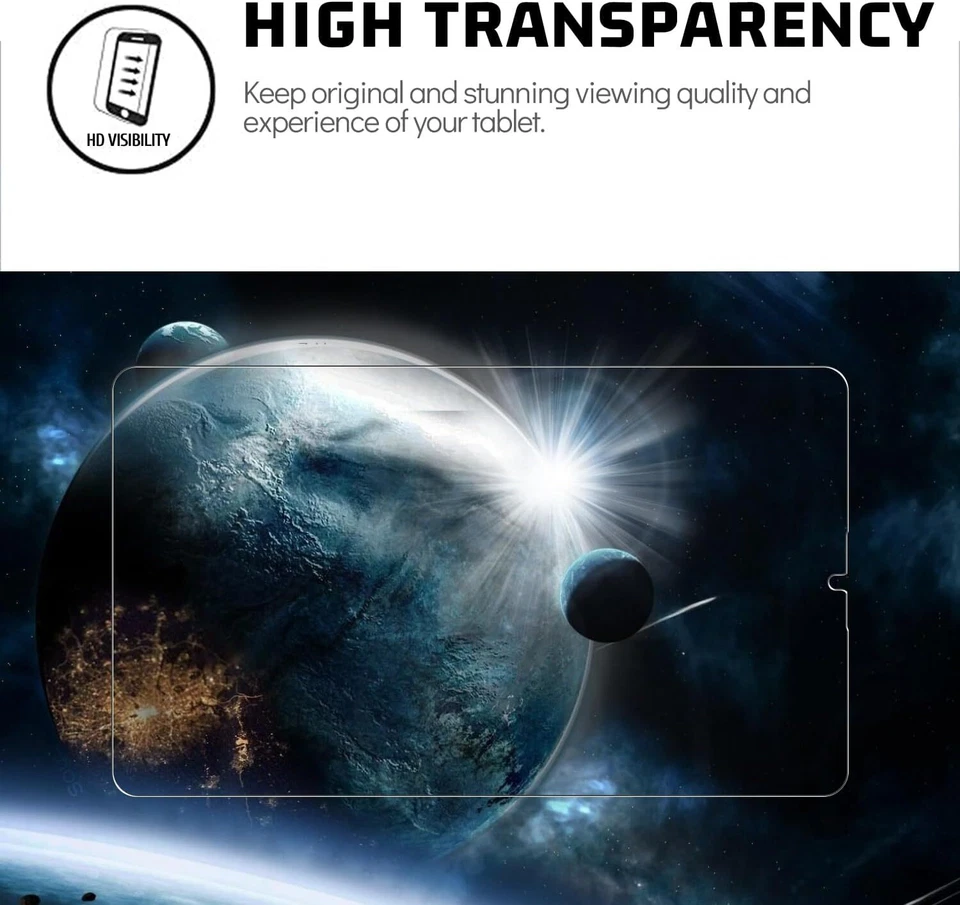2 Pcs Samsung Galaxy Tab A9 A9+ A8 A7 LiteTempered Glass Screen Protector Cover - Image 3 of 4