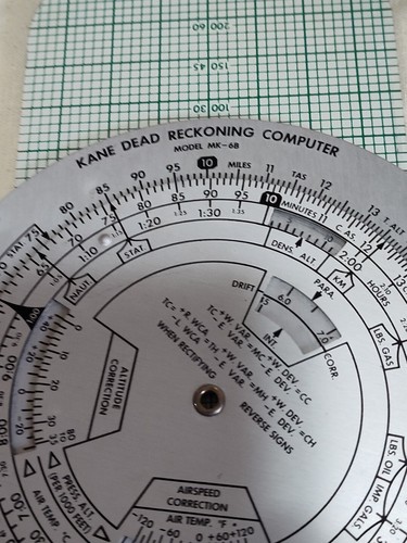 Vintage KANE Model MK-6B Pilot's DEAD RECKONING Computer D17 - Picture 4 of 7
