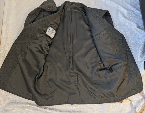 CHAQUETA DEPORTIVA LOUIS FERAUD LANA HOMBRE NUEVA IT 54 R US 44 R HECHA EN ITALIA - Imagen 8 de 13