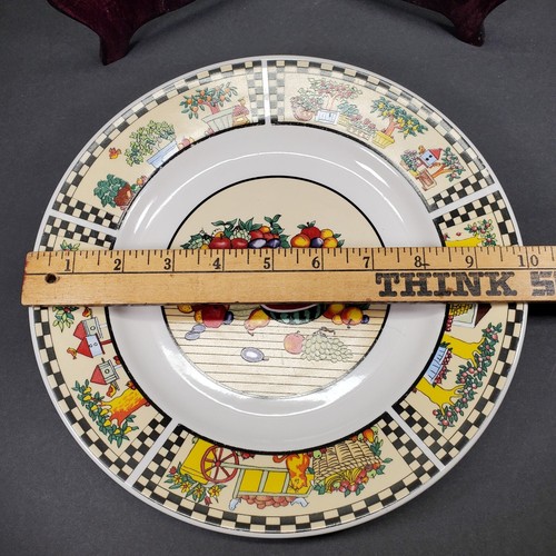 Gooddeal Fruit Garden Pattern 10 inch Dinner Plate Watermelon Apples Pears - Picture 8 of 8