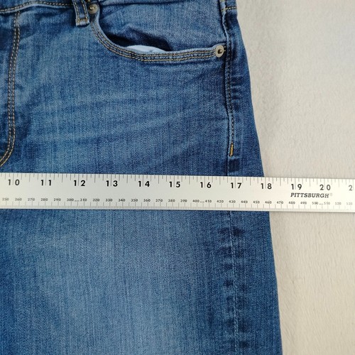 Banana Republic Womens Bermuda Shorts High Rise Denim Stretch Blue Size 30 - Picture 7 of 9