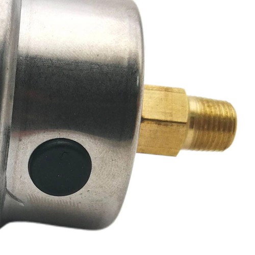 Régulateur de carburant rempli de liquide jauge de pression visage blanc 0-160 psi 1/8ème barre Npt - Photo 7/9