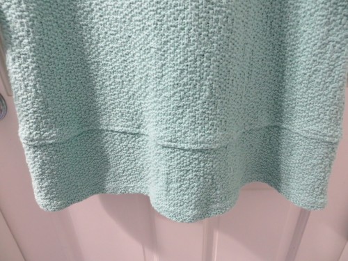 New! w/out tags, CMC by Color Me Cotton aqua 100% cotton heavy knit l/s tunic - Picture 16 of 18