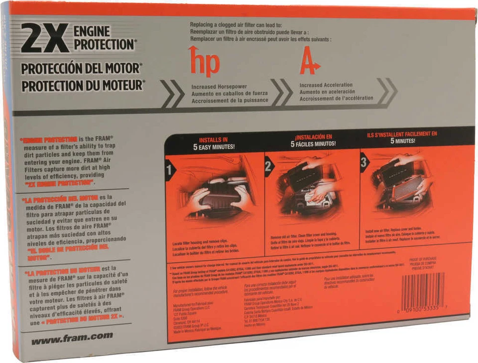 Marco de filtro de aire CA10171 Foto 4 de 4