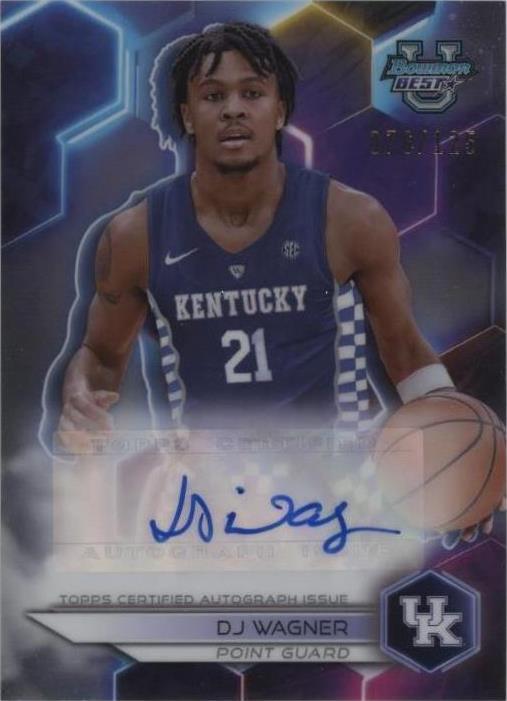 2023-24 Bowman University Best - Dj Wagner #B23-DW - 1 of 2