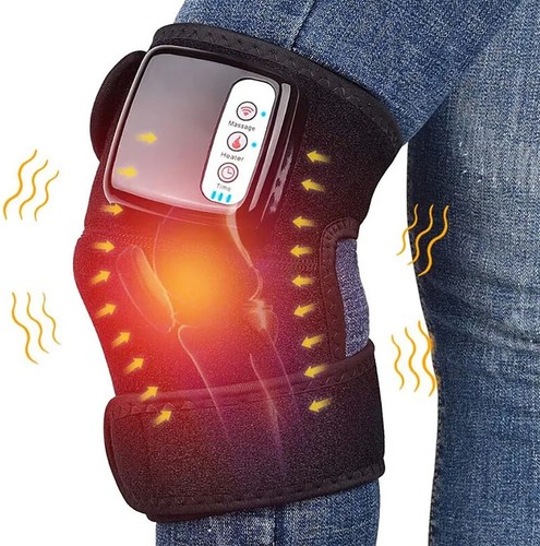 1PCS Electric Heating Knee Pad Brace Wrap Leg Massager Warmer Joint Pain Relief - Picture 3 of 39