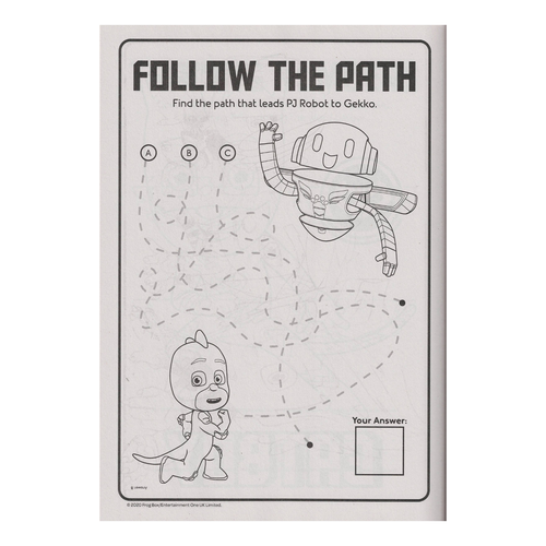PJ Masks Jumbo Coloring and Activity Book | 80 Pages of Heroic Fun - Imagen 3 de 7