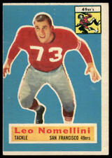 1956 Topps #74 Leo Nomellini Football Card San Francisco 49ers EX