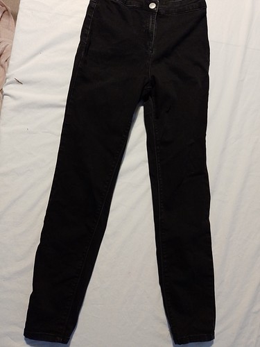 Ladies Jeans Papaya Size 8 Stretch Black 23338