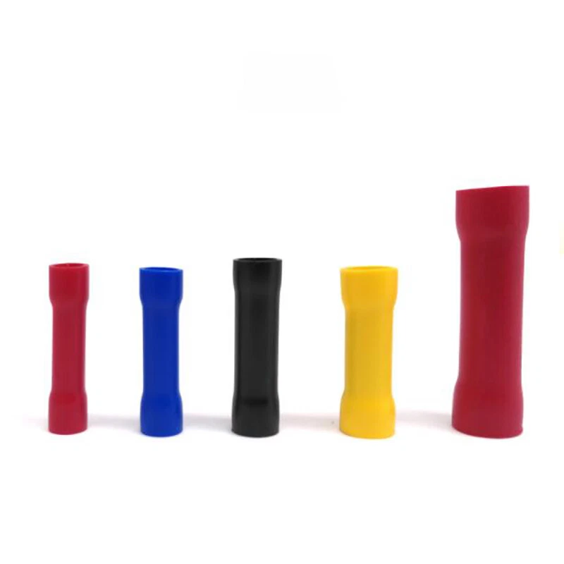 Fully Insulated Straight Butt Connectors Electrical Crimp Terminals Wire Cable - Image 2 of 4