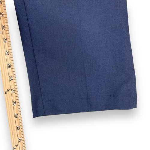 Haggar Pants Men 36x30 Blue Tailored Fit Travel Performance Suit Dress NWT - Picture 16 of 17
