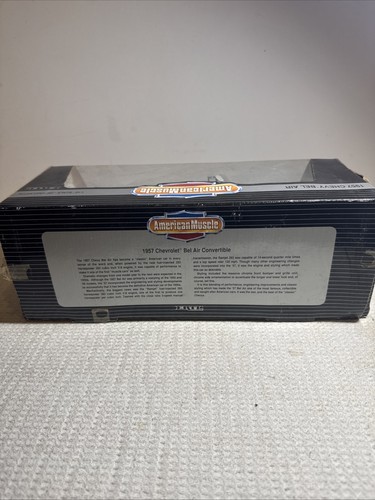 1957 Chevrolet BelAir Convertible Ertl American Muscle 1/18 Scale Diecast - Picture 6 of 9