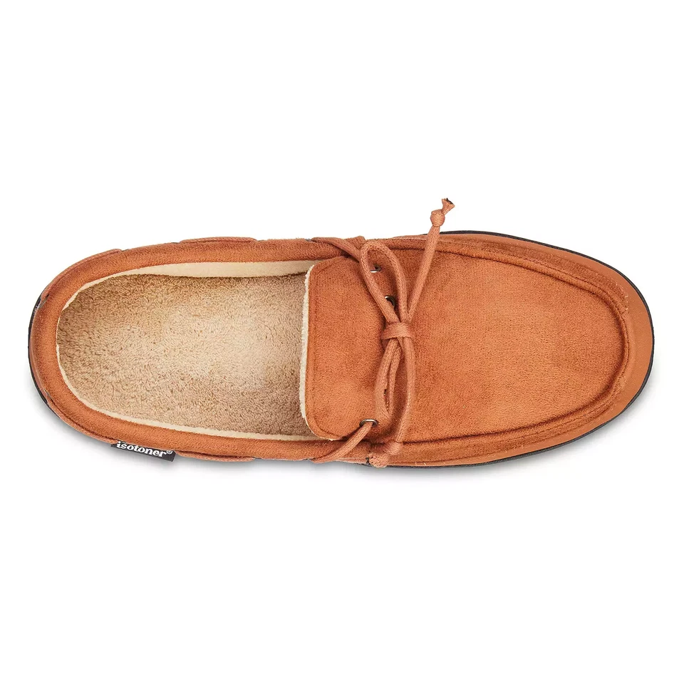 Zapatillas mocasín isotoner Carter Boater repelentes al agua microgamuza espuma viscoelástica Foto 3 de 4