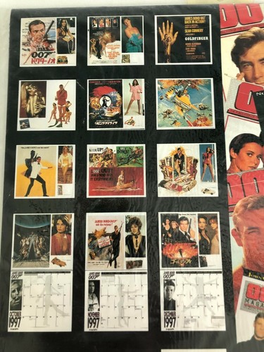 THE JAMES BOND 007 OFFICIAL 1997 CALENDAR - MINT CONDITION - Afbeelding 3 van 3