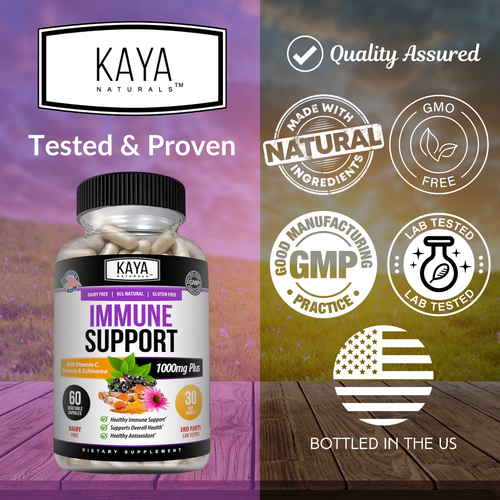 Immune System Booster, Vitamin C, Elderberry, Zinc, Probiotics, Echinacea - Picture 3 of 15