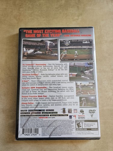 Major League Baseball 2K5 PlayStation 2 PS2 nuovo e sigillato in fabbrica - Foto 2 di 2