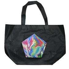 Reusable Shopping, Grocery Bag - Gift Bag 20"W x 13"H x 8"D (Black) NEW