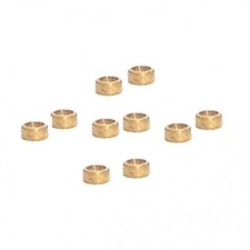 NSR 4813 3/32" Brass Axle Spacers 0.040"/1.0mm, 10/pk